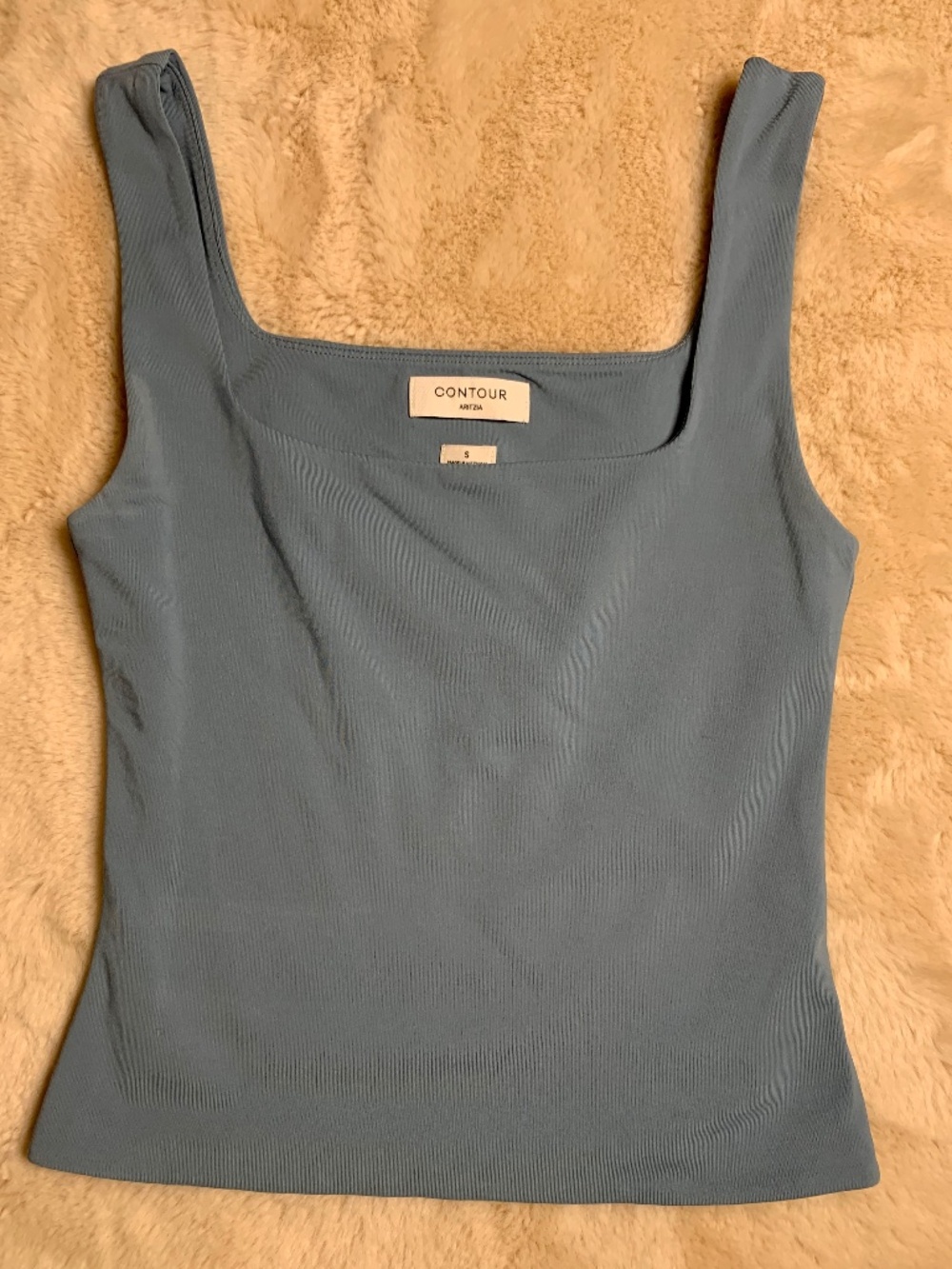 Contour Aritzia sz small blue top/tank